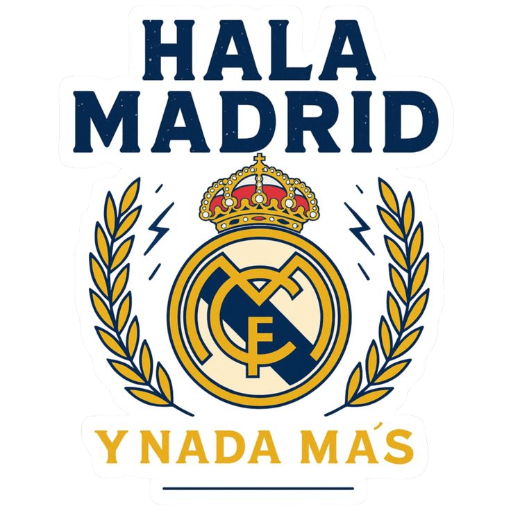 Hala Madrid Forever Sticker